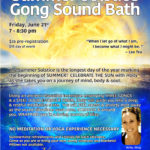 Summer Solstice Gong Sound Bath, June 21, Karma Yoga, Bloomfield HIlls, MI