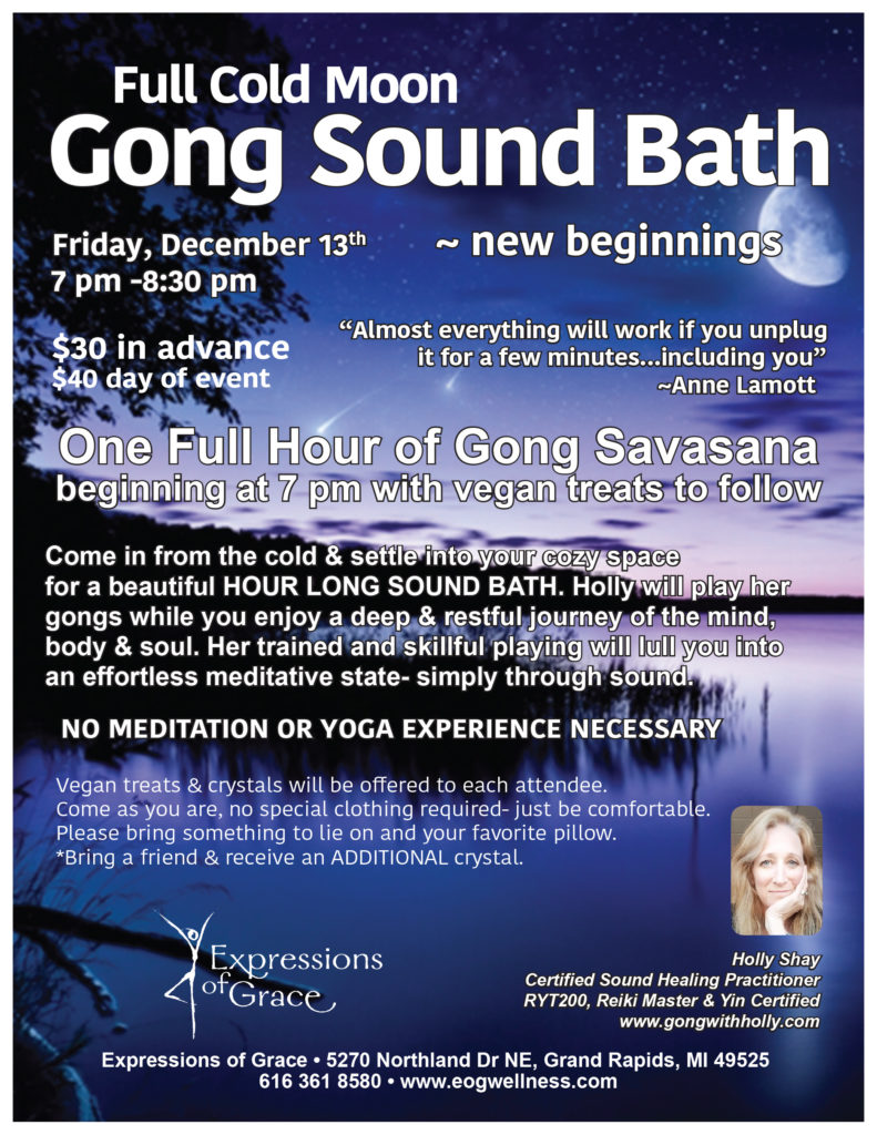Full Cold Moon Gong Sound Bath