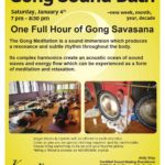 Gong Sound Bath, January 4, 7pm, Karma Yoga, Bloomfield Hills, MI