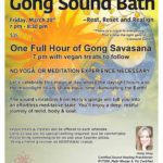 Gong Sound Bath,  March 20, Spring Equinox  RedBloom Yoga Mt. Pleasant, MI